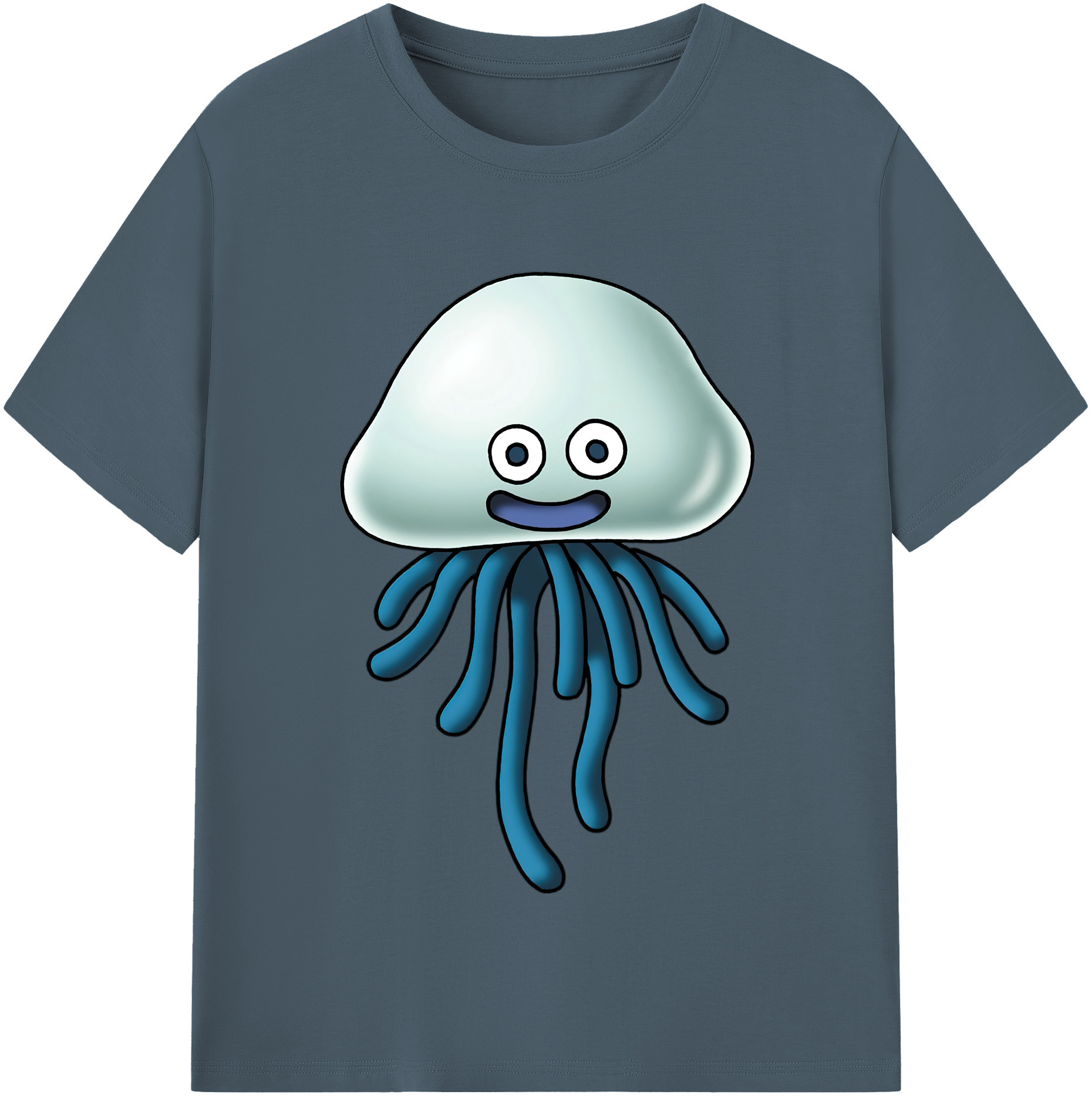 （画像用） ドラゴンクエスト Doragon Kuesuto Dragon Quest 綿100％半袖Tシャツ（フロントプリント）